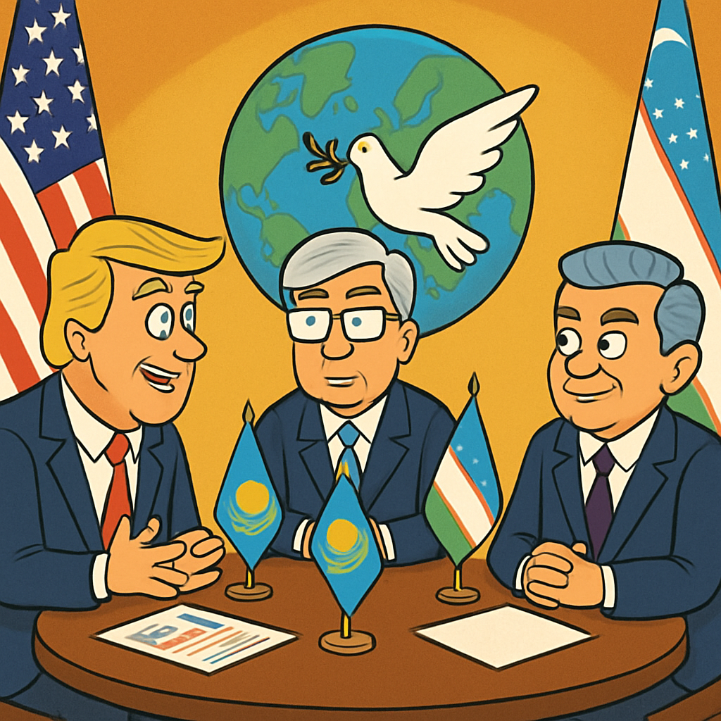 US President holds talks with Tokayev and Mirziyoyev on trade, peace and strategic initiatives
