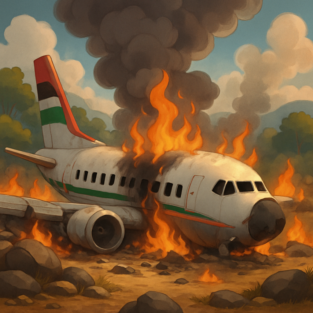 Libyan authorities said the plane experienced a technical malfunction before the crash