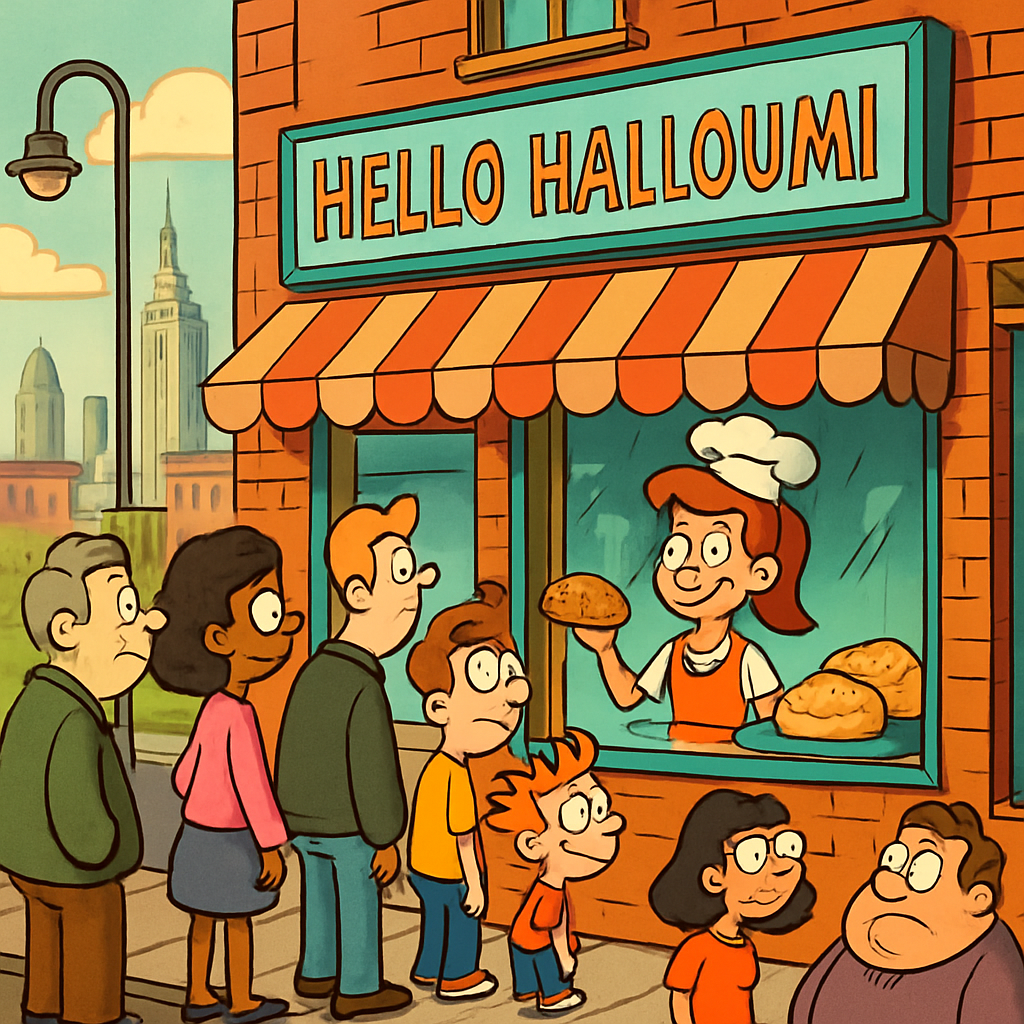 Небольшая пекарня Hello Halloumi в Нью-Йорке стала хитом после статьи в The Times
