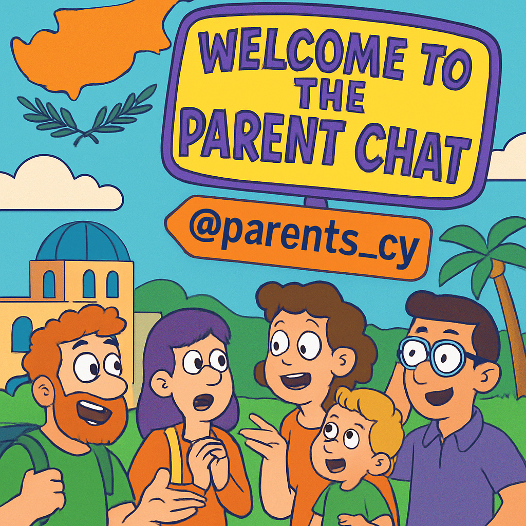 Welcome to the Parent Chat in Cyprus @parents_cy
Not sure which school to enroll your child in, how to adapt to the island, or where to spend the weekend