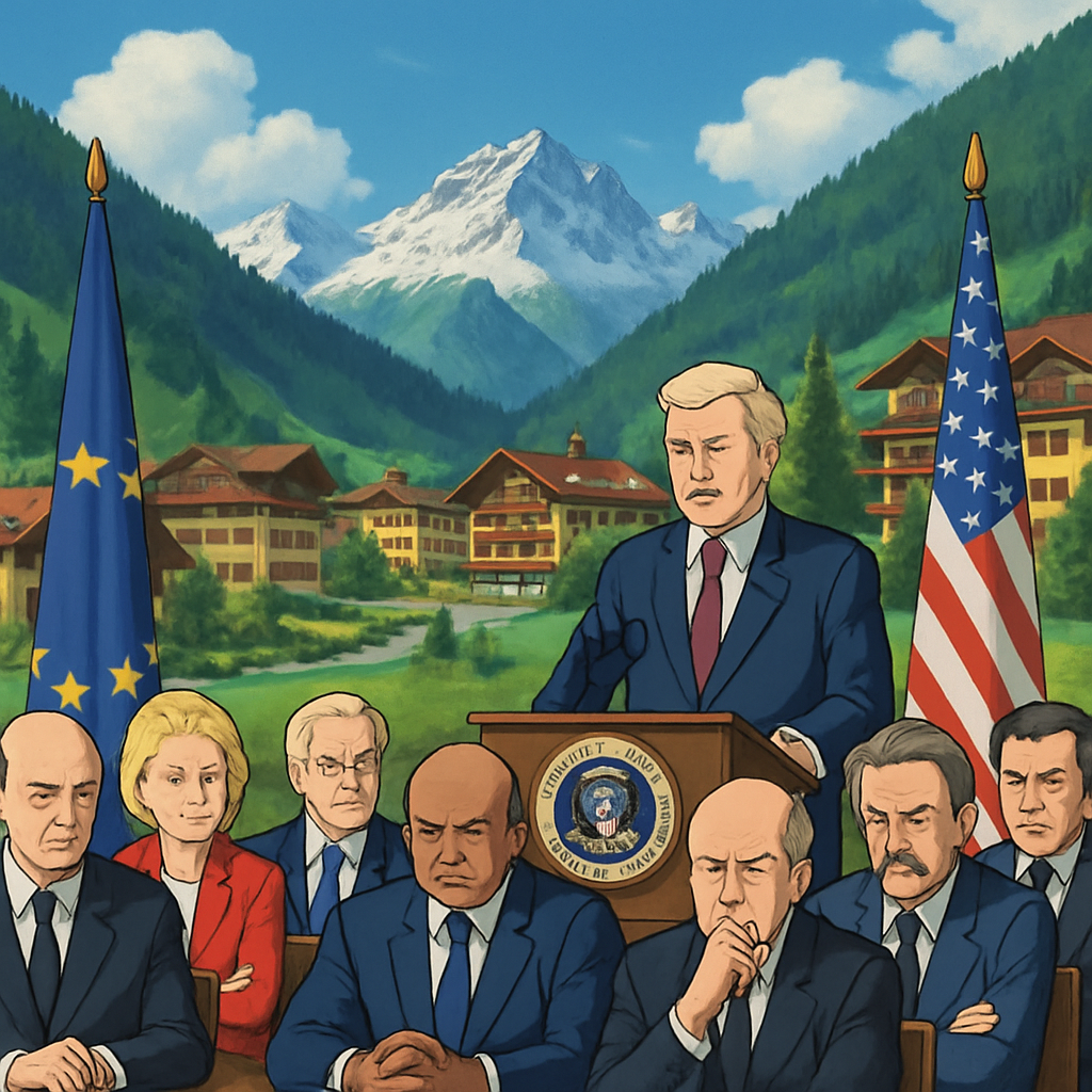 The yearly gathering in the Swiss Alps resort town has been dominated by escalating tensions between the US and its European allies, with leaders warning of a crumbling world order, rising unilateralism and AI's threat to the world's workforce