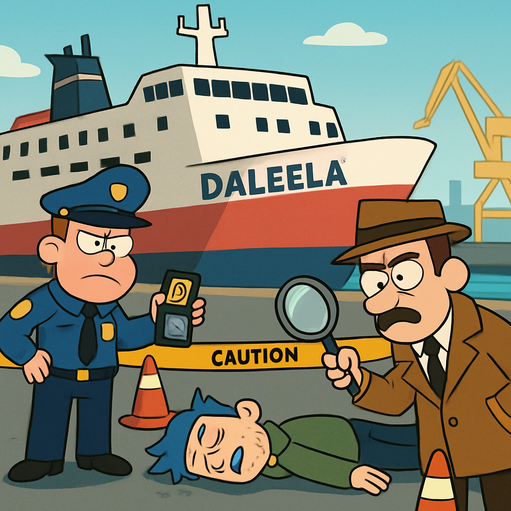 На борту парома Daleela, прибывшего в порт Лимассола, обнаружен мертвый мужчина