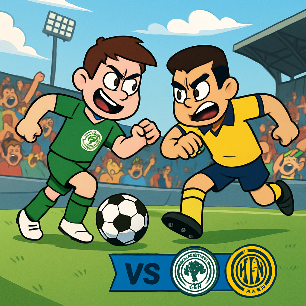 The historical Limassol derby 'Aris' vs 'AEL'