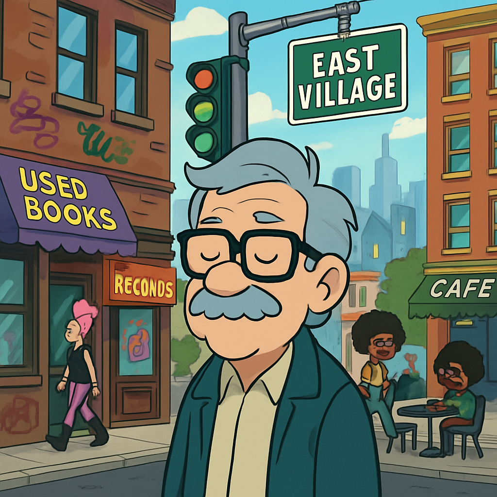 Durante 60 años, Charles FitzGerald ha ayudado a convertir el East Village en un emblema de la contracultura de la ciudad de Nueva York.