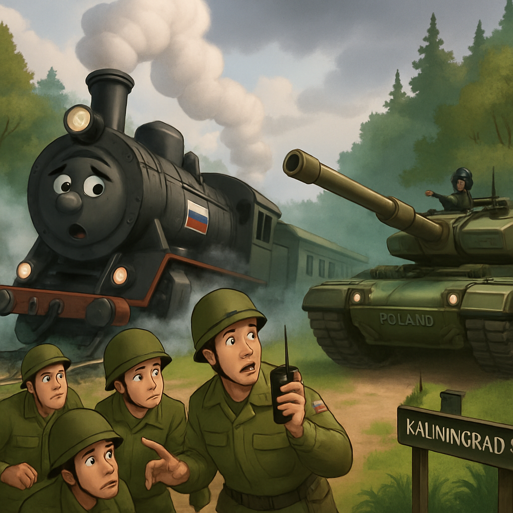 Lithuania staged a drill on Monday involving a Russian train incident in Kaliningrad as tensions rise, while Polish K2 tank exercises boosted NATO’s eastern flank.