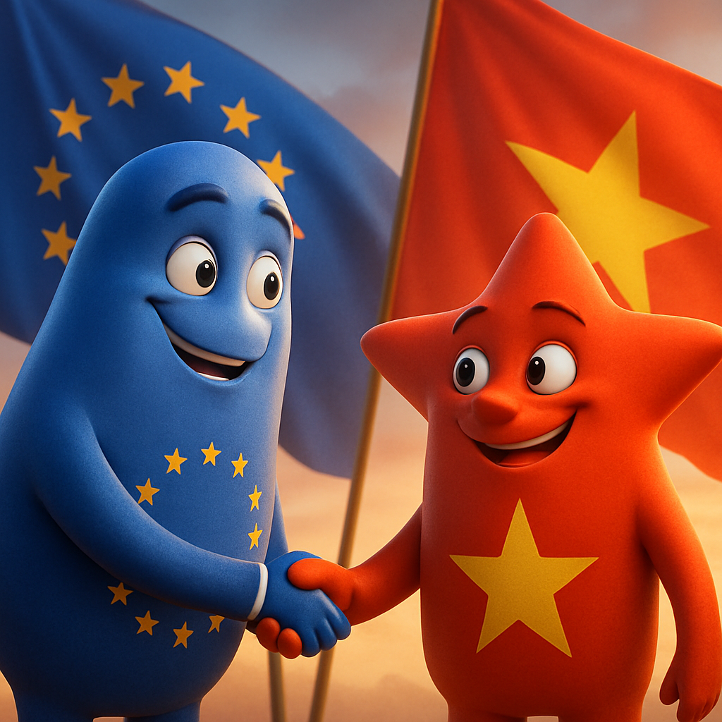 The EU and Vietnam have upgraded their relationship to a "comprehensive strategic partnership," aligning the EU with the US, China, and Russia in diplomatic status
