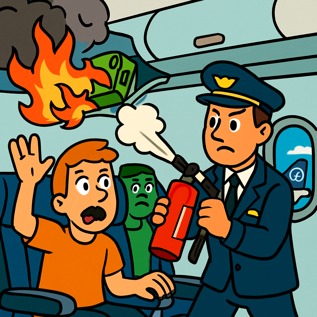 After a fire broke out due to a power bank in an overhead compartment on a South Korean Air Busan aircraft in January 2025, airlines are taking action to minimise risks