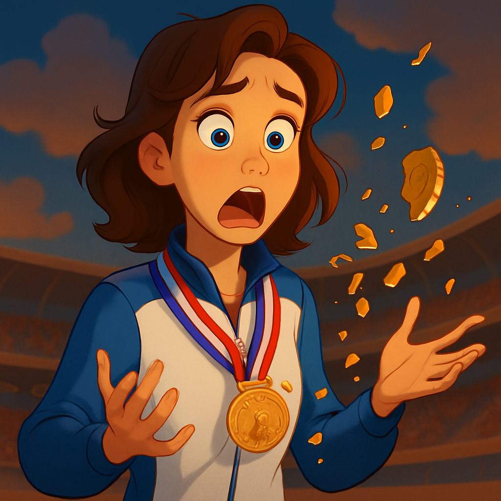 Plus, Olympic medals are falling apart — again