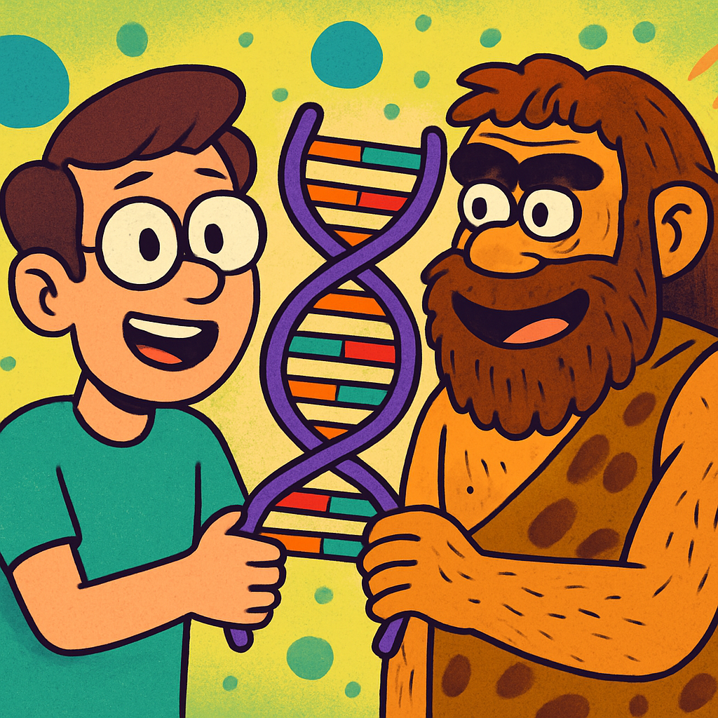 La mayoría de las personas vivas hoy en día llevan fragmentos de ADN de Neandertal en su genoma.