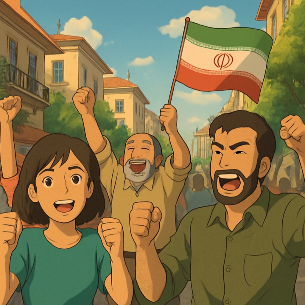 En las calles de Limassol, los iraníes se regocijan por la eliminación de Khamenei.