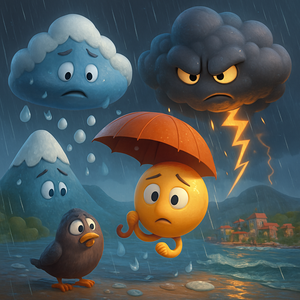 Heavy rains, isolated thunderstorms, and hail are expected in Cyprus today.