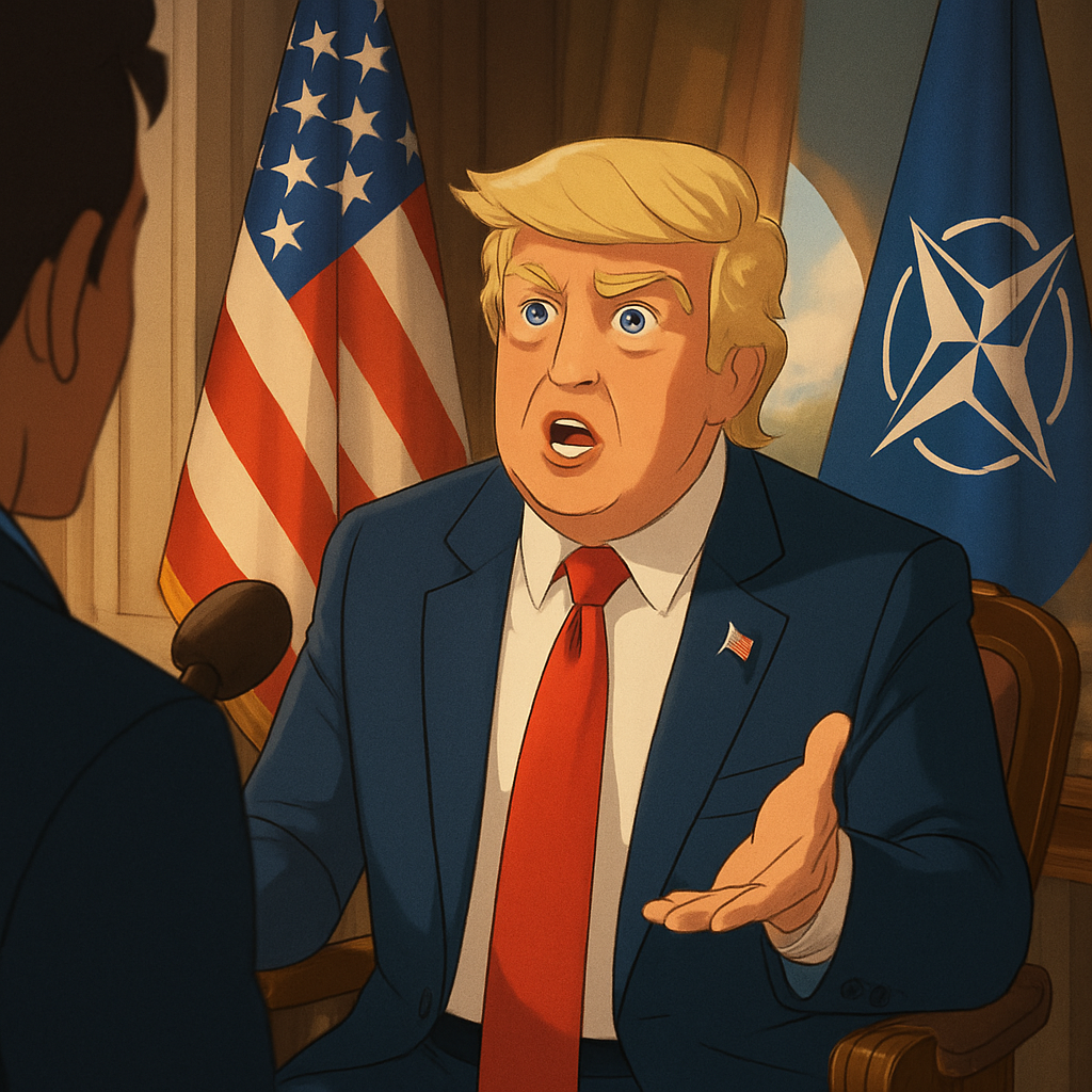 In an interview published on Thursday, Trump also suggested that NATO is toothless without the US, claiming his own morality guided his decisions on US military actions
