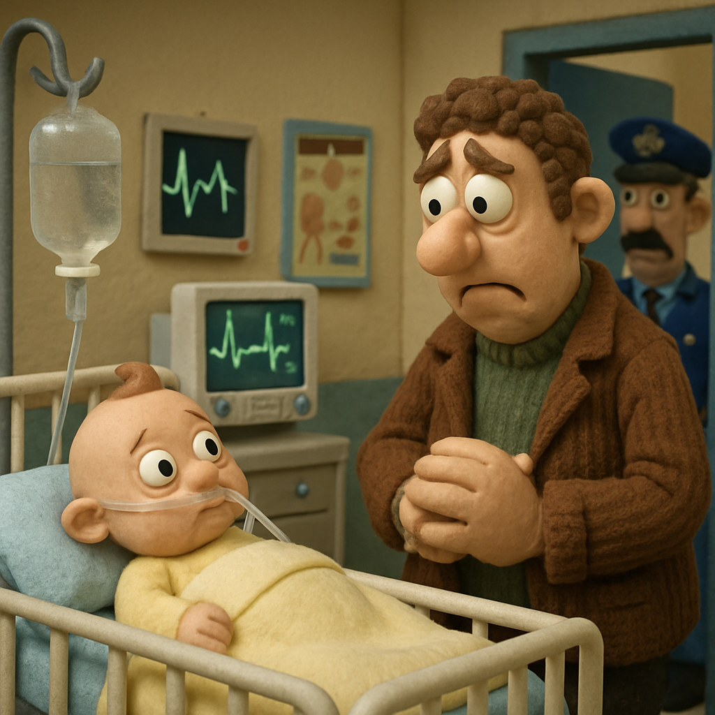 The condition of the three-month-old baby, hospitalized last week in the Nicosia children's hospital, remains serious but stable