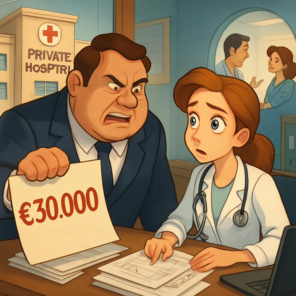 In Cyprus, a private hospital was fined 30,000 euros for repeatedly violating reporting deadlines, which leads to the distortion of patient data that other healthcare providers rely on