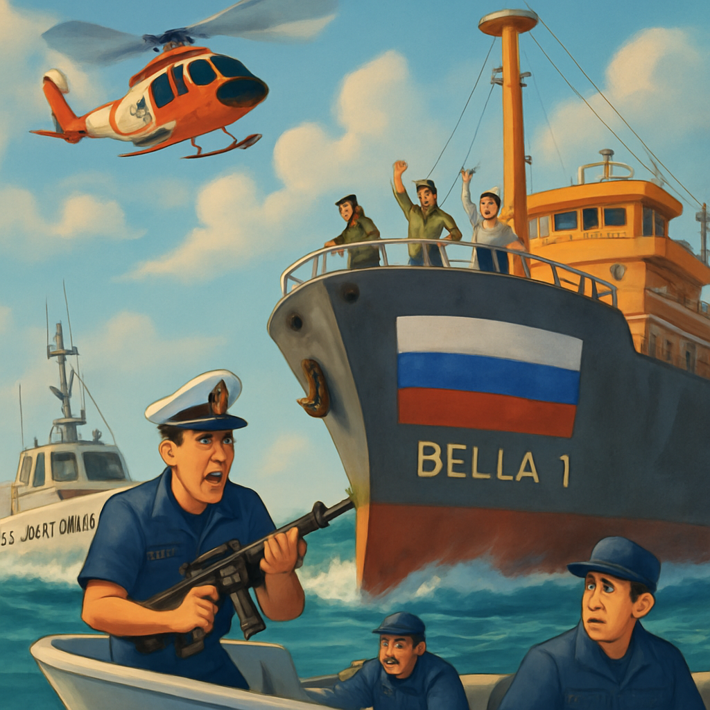 The operation by the US Coast Guard to seize the sanctioned tanker Bella 1 became more complicated after the crew painted a Russian flag, claiming Moscow's protection, during a 10-day Atlantic pursuit