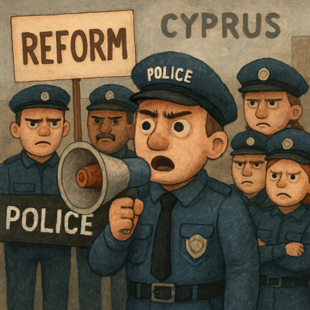 In Cyprus, police unions are threatening protests over a recently announced reform aimed at adjusting working hours and leave rules for employees of all ranks