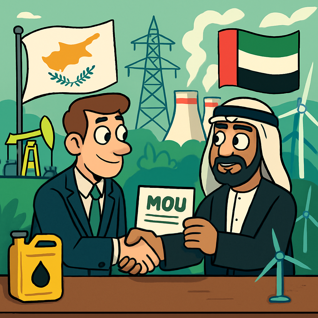 Cyprus and the UAE have signed a memorandum of understanding on energy cooperation, which establishes conditions for the development of joint initiatives across a wide range of energy sectors