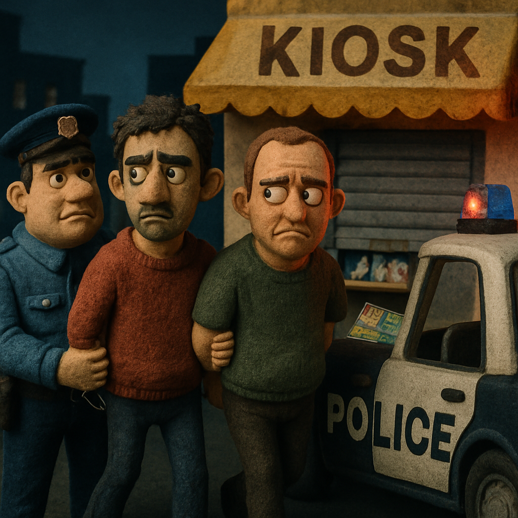 Two men arrested in Nicosia for stealing money from a kiosk