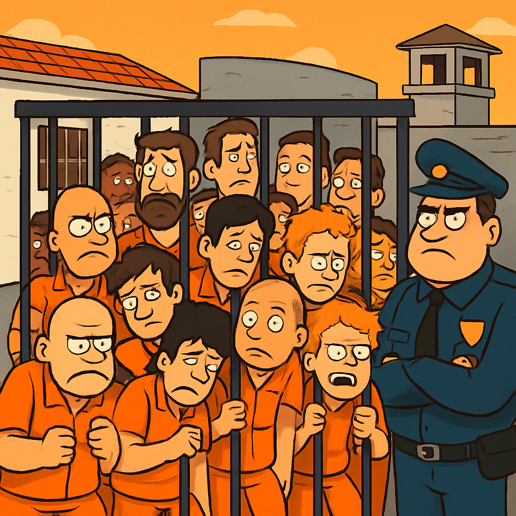 The number of prisoners in the central prison of Cyprus is almost double its capacity