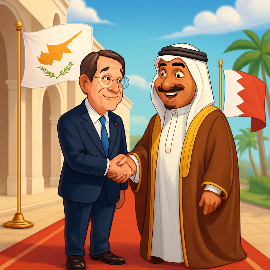 The President of Cyprus will visit Bahrain on Sunday and Monday