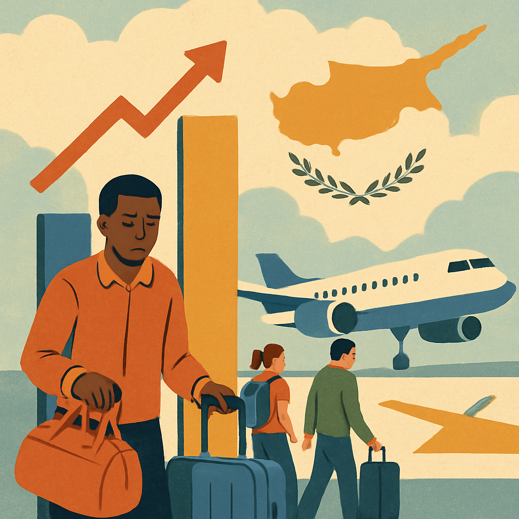 From January to June 2025, the repatriation of third-country nationals from Cyprus reached a level 14% higher than in the previous half-year