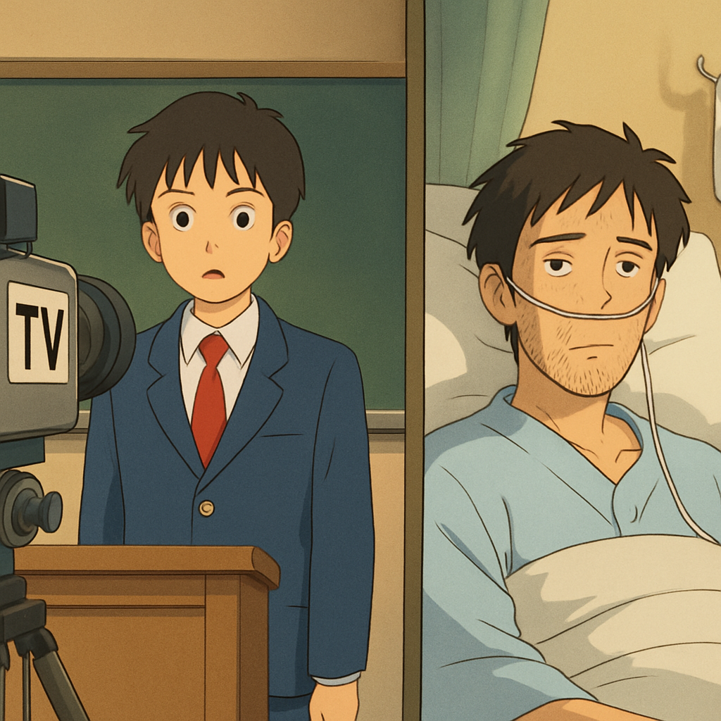 He first appeared in a hit TV drama as a wide-eyed 15-year-old who then grew up over six seasons
