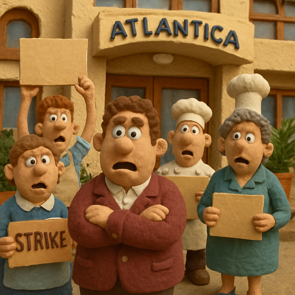 В Лимассоле три отеля группы Atlantica объявили спонтанную забастовку