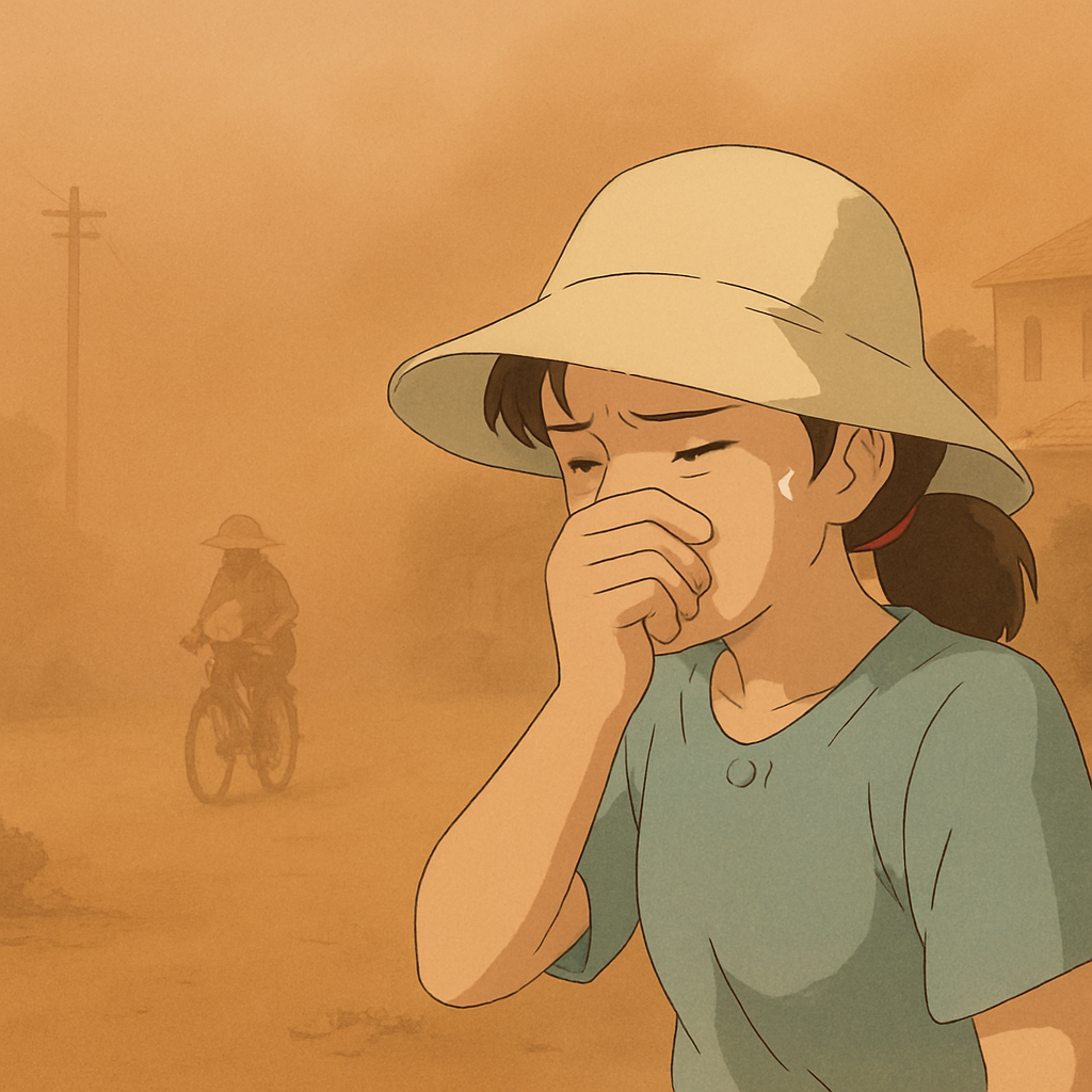 Today in Cyprus there is again a high concentration of dust