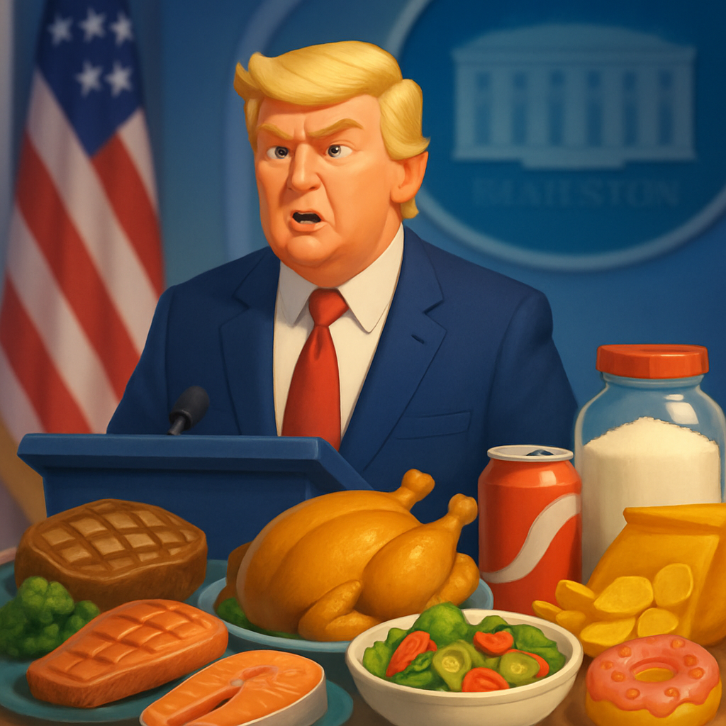 The Trump administration released new dietary guidelines on Wednesday, pushing Americans to prioritize protein and cut back on added sugars and processed foods