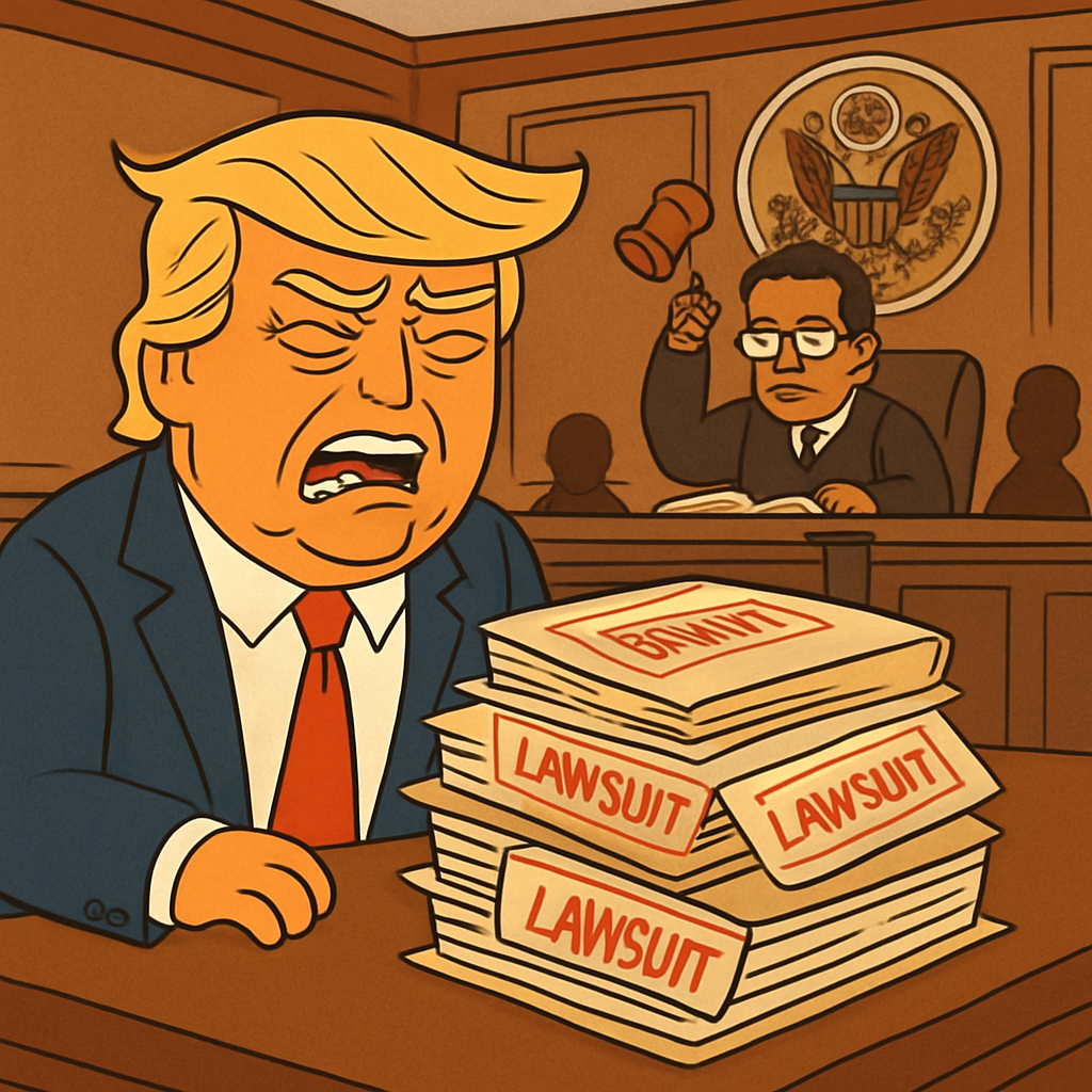 President Trump’s agenda faced more than 600 lawsuits over the past year