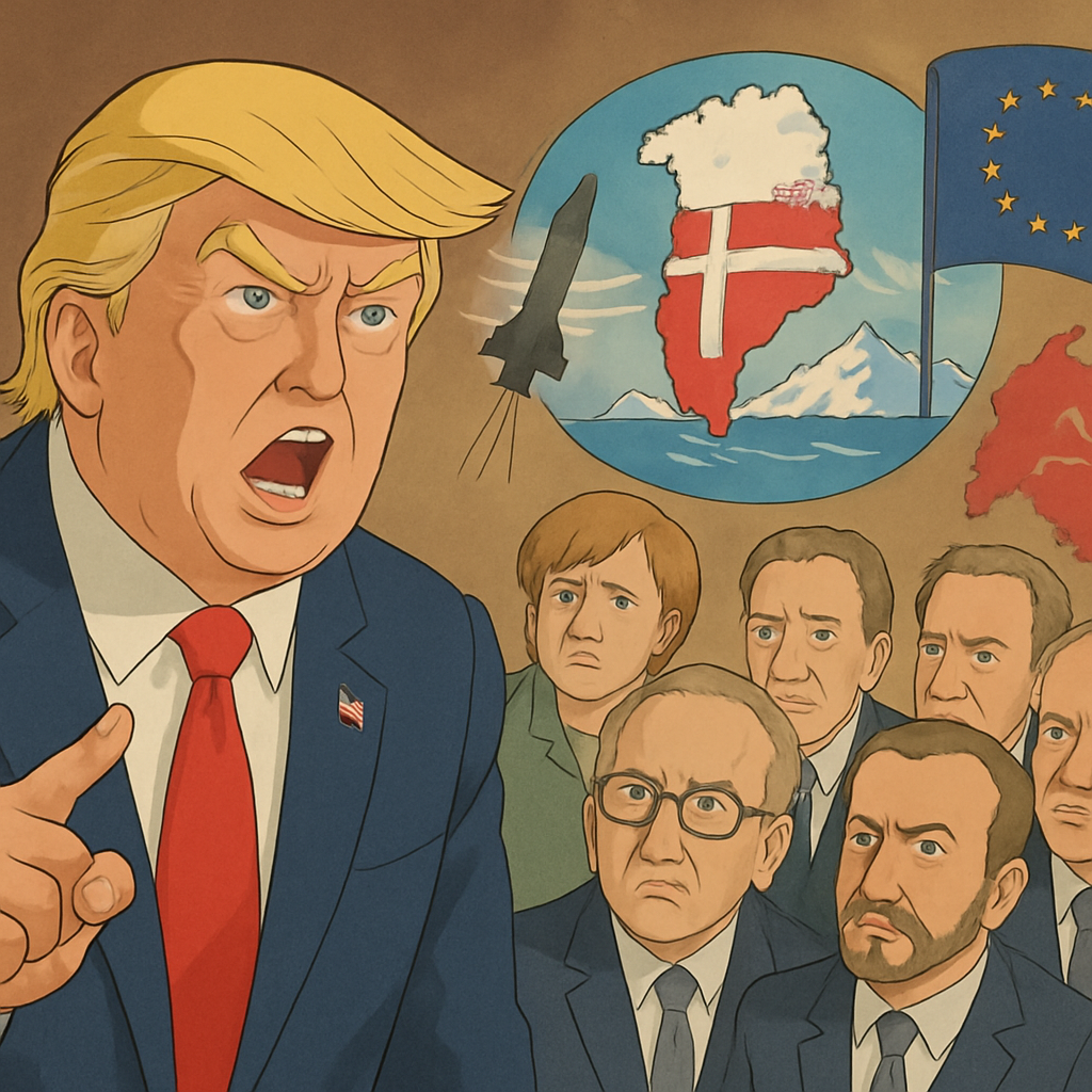 US President Donald Trump is threatening several European countries that oppose his plan to seize the Danish territory with tariffs