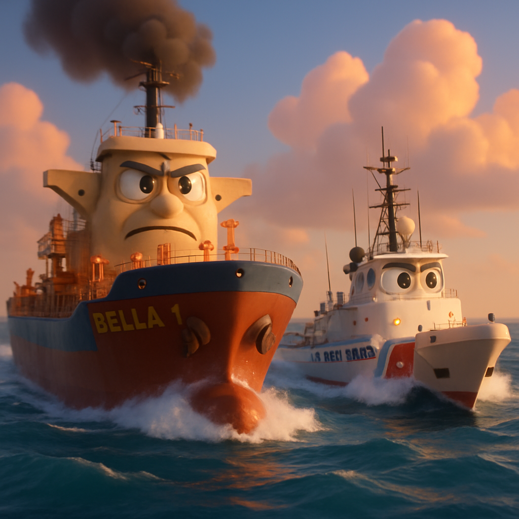 The United States had been chasing the oil tanker, formerly known as the Bella 1, since it evaded a partial US blockade around Venezuela and thwarted an attempt by the US Coast Guard to board it late last month