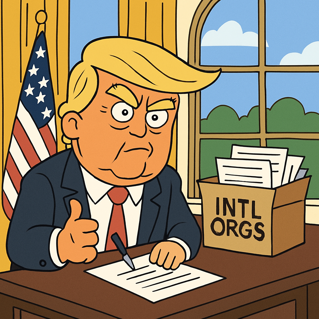 Last week, President Donald Trump signed a memorandum ordering the withdrawal of the United States from 66 international organisations as they "no longer serve American interests," the White House said