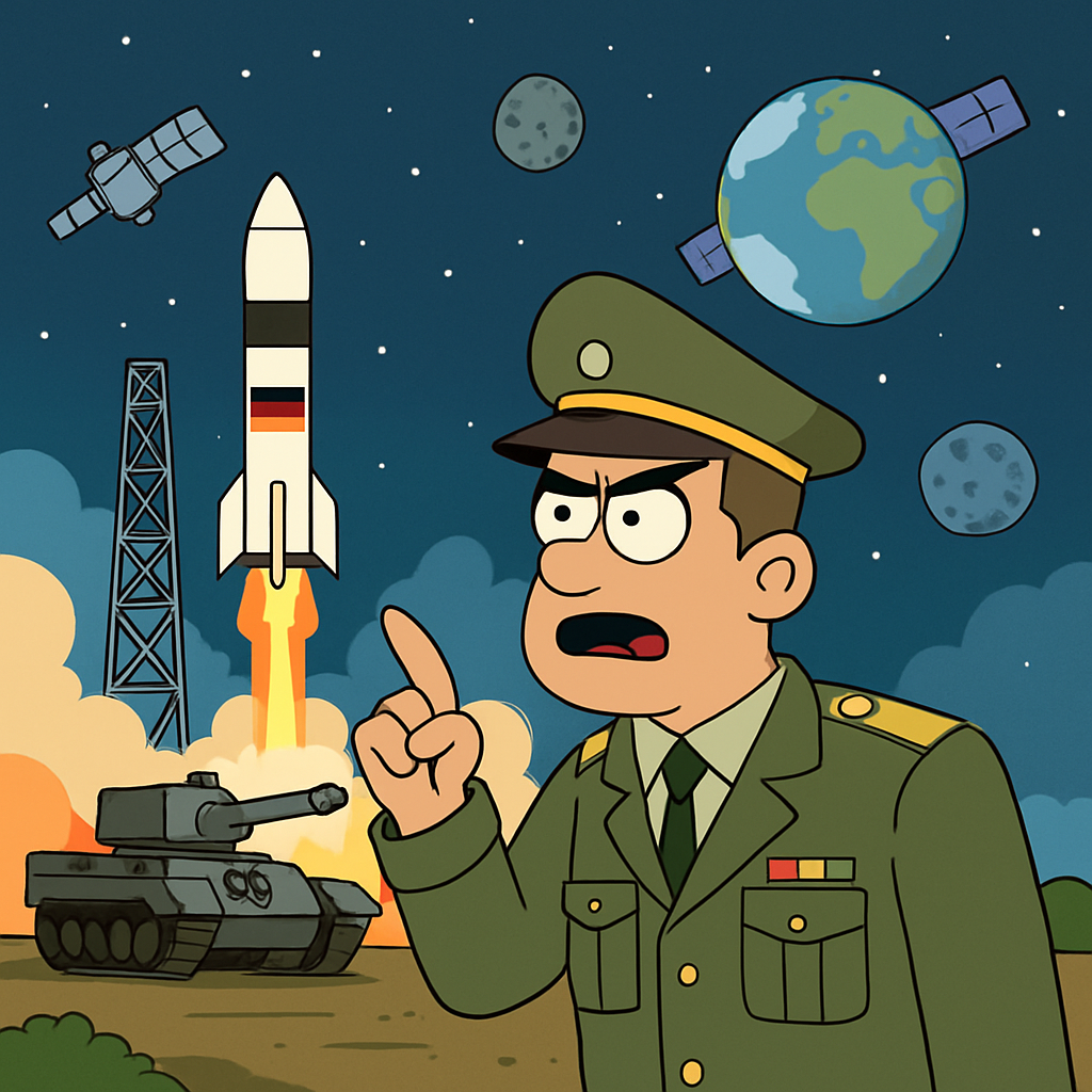 Alemania se está rearmando — y no solo en la Tierra.