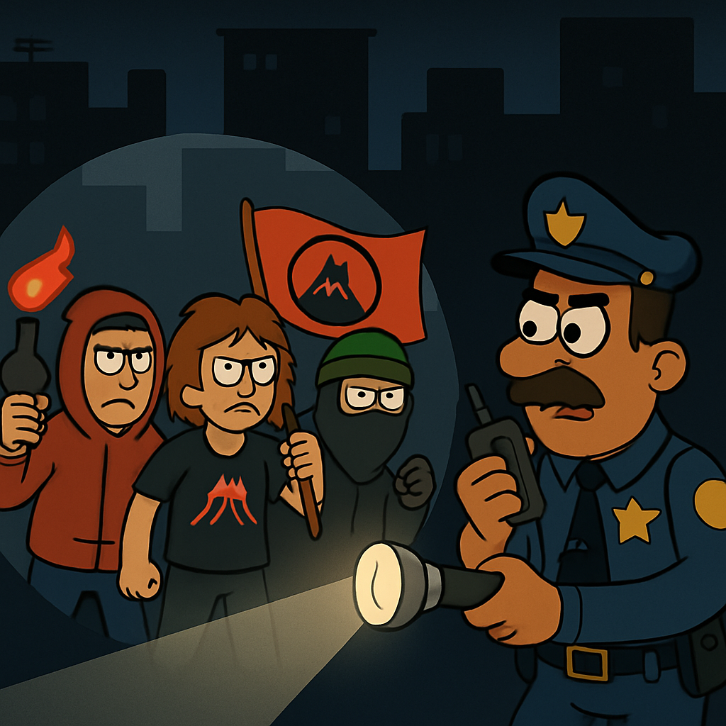 Police are searching for members of the far-left "Vulkangruppe" or Volcano Group, which claimed responsibility for the blackout in early January