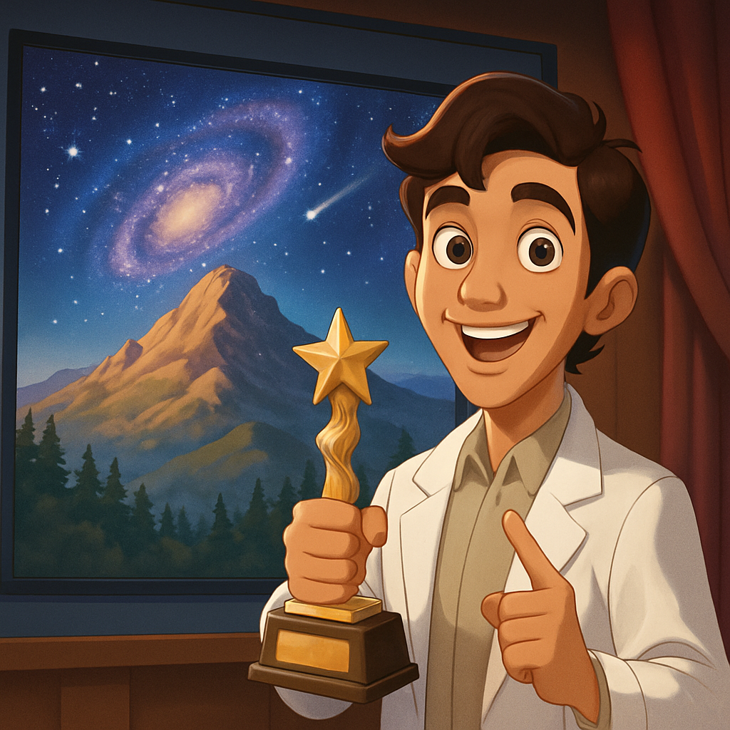 The Cypriot scientific documentary "Troodos, Rising to the Stars" received an international award by winning the prize for best visual effects at an international festival in Athens