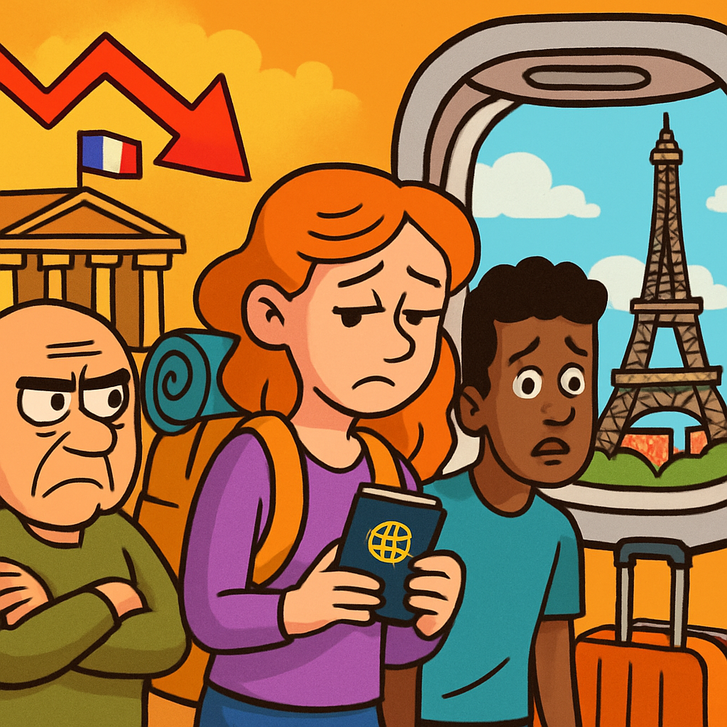 According to a Gallup study published on Monday, confidence in French institutions has plummeted this year, while the desire to leave France has only grown