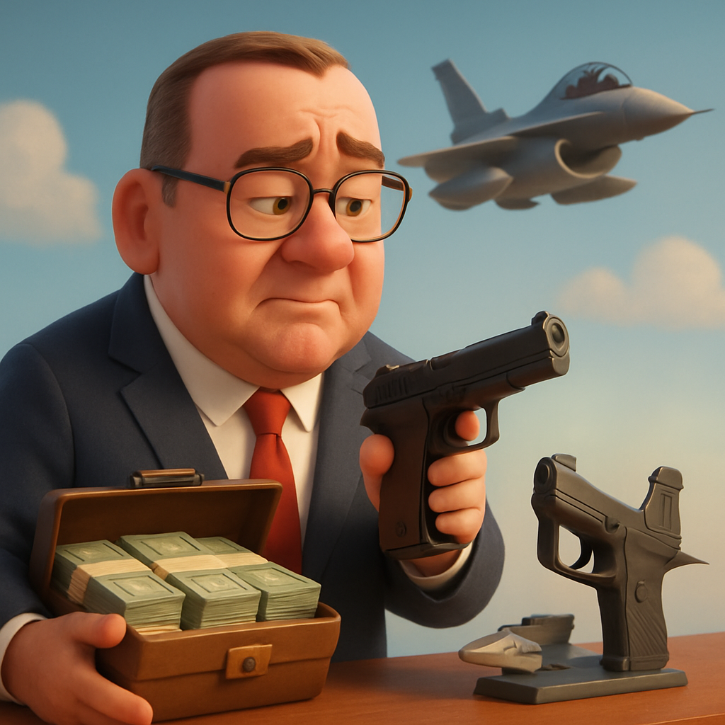 German Defence Minister Boris Pistorius is investing billions in European and international systems, from Czech pistols to US fighter jets