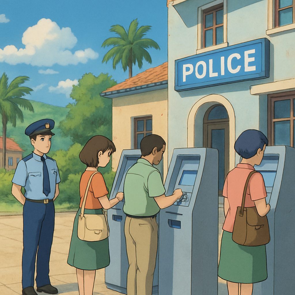 The police have installed payment terminals in 24 locations across Cyprus to facilitate the payment of services