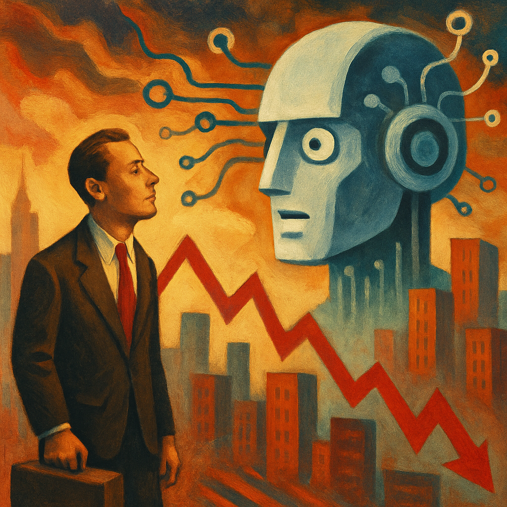 The prospect of disruptions from artificial intelligence has hung over the economy for years
