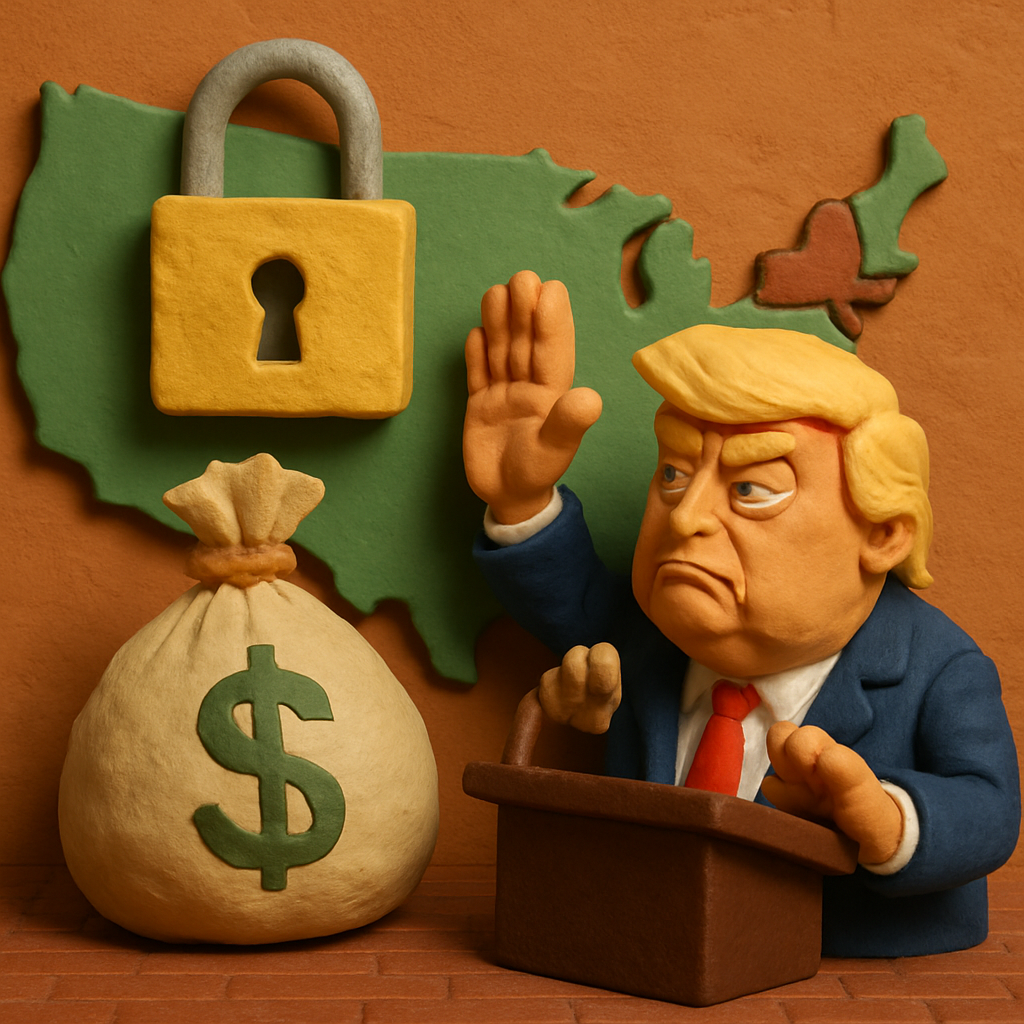 The Trump administration said it was placing a hold on $10 billion in subsidies across five states, including New York