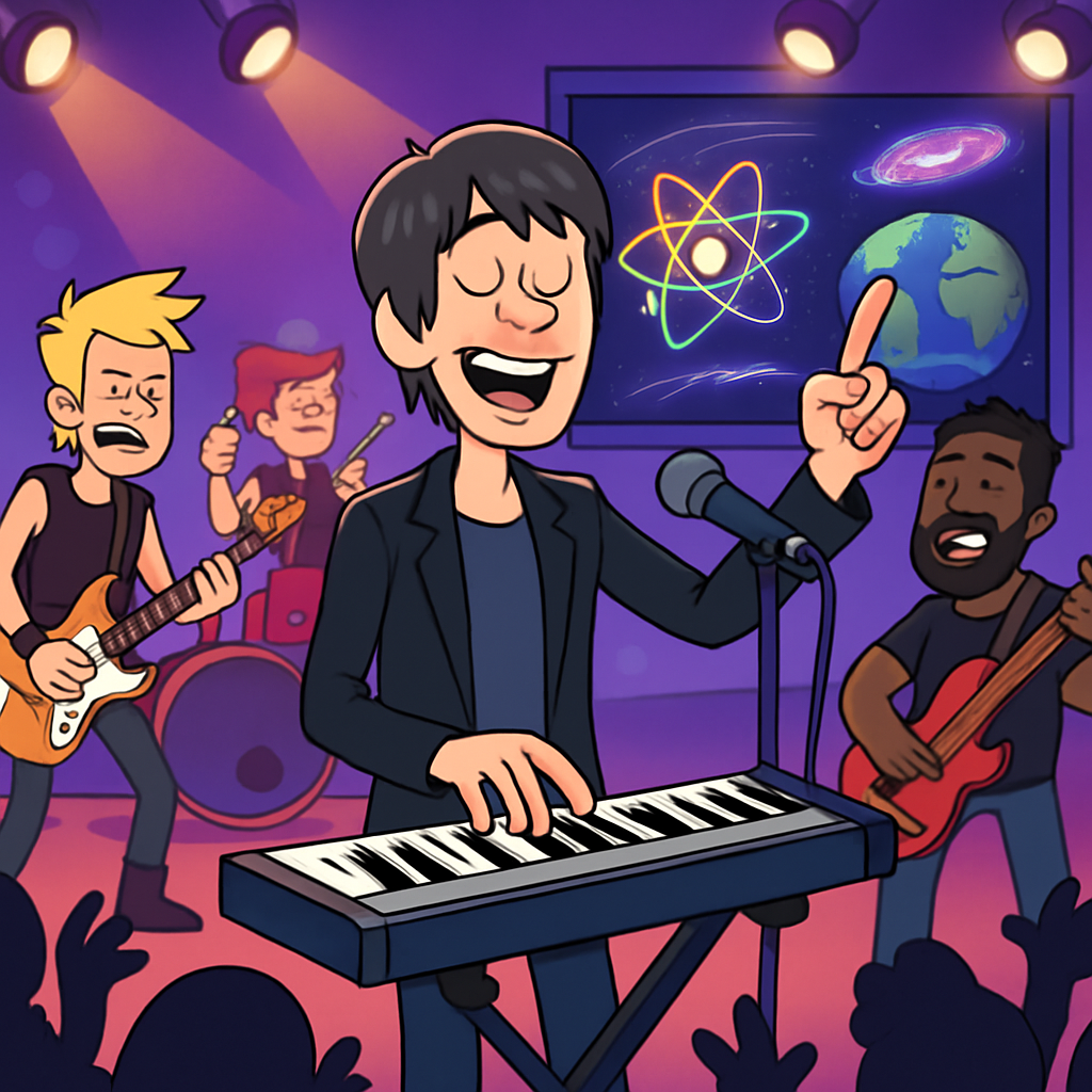 Brian Cox once toured as a keyboardist in major rock and pop bands