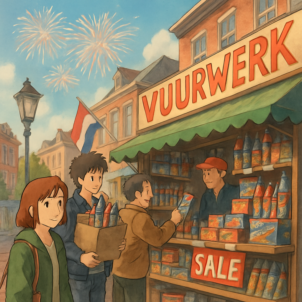Fireworks went on sale in the Netherlands yesterday, likely for the last time before a nationwide ban in 2026, with shoppers expressing disappointment