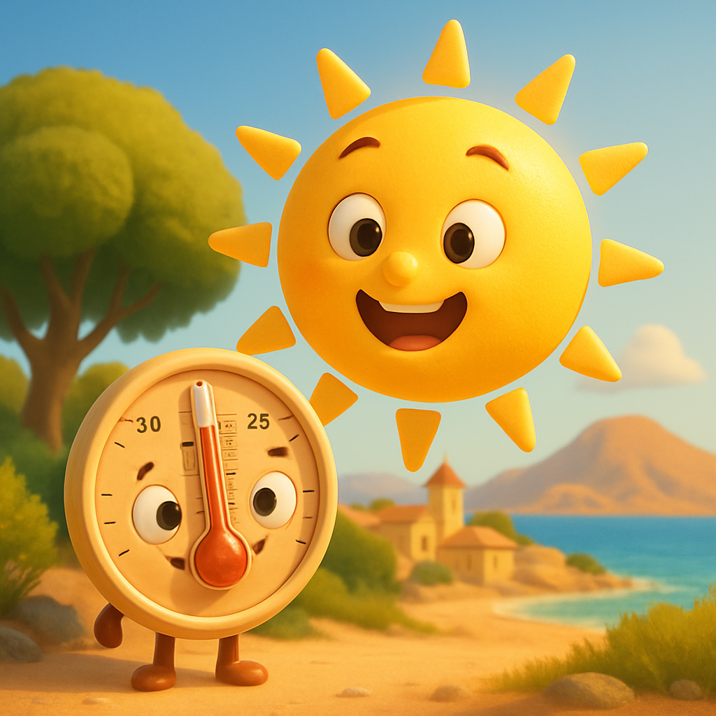 Сегодня на Кипре до +28C в глубине страны, около +27C на побережьях и около +20C в горах