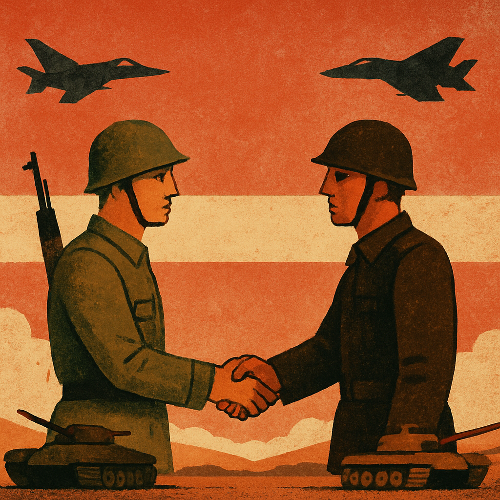 The ceasefire, which came into force around noon local time, calls for no further military movements by either side and no violations of either side’s airspace for military purposes