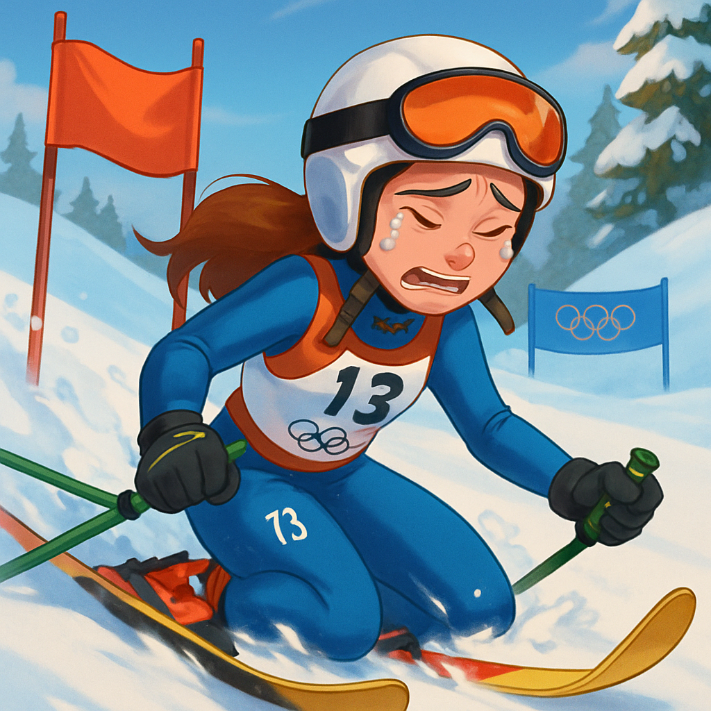 La esquiadora chipriota Andrea Loizidou no pudo completar su primer intento en el slalom femenino en los Juegos Olímpicos de 2026, lo que puso fin a su actuación en los juegos.