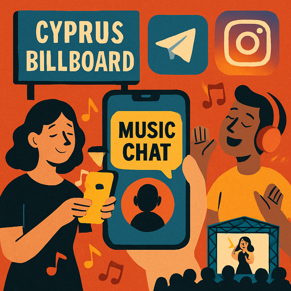 ▪️All music events of Cyprus in one TELEGRAM and INSTAGRAM channel
▪️Music CHAT for fans, music lovers, and those who love to fully enjoy concerts