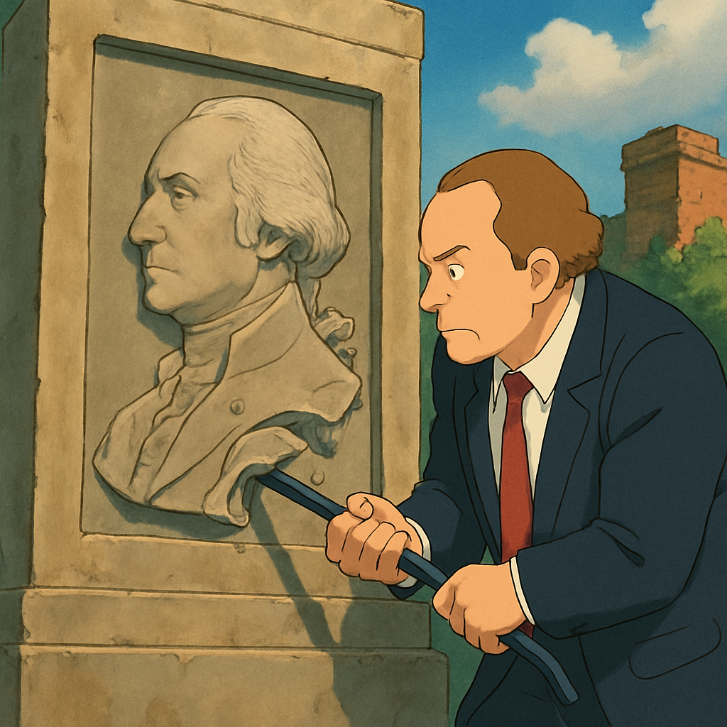 The administration took a crowbar to a site that focused on George Washington and slavery