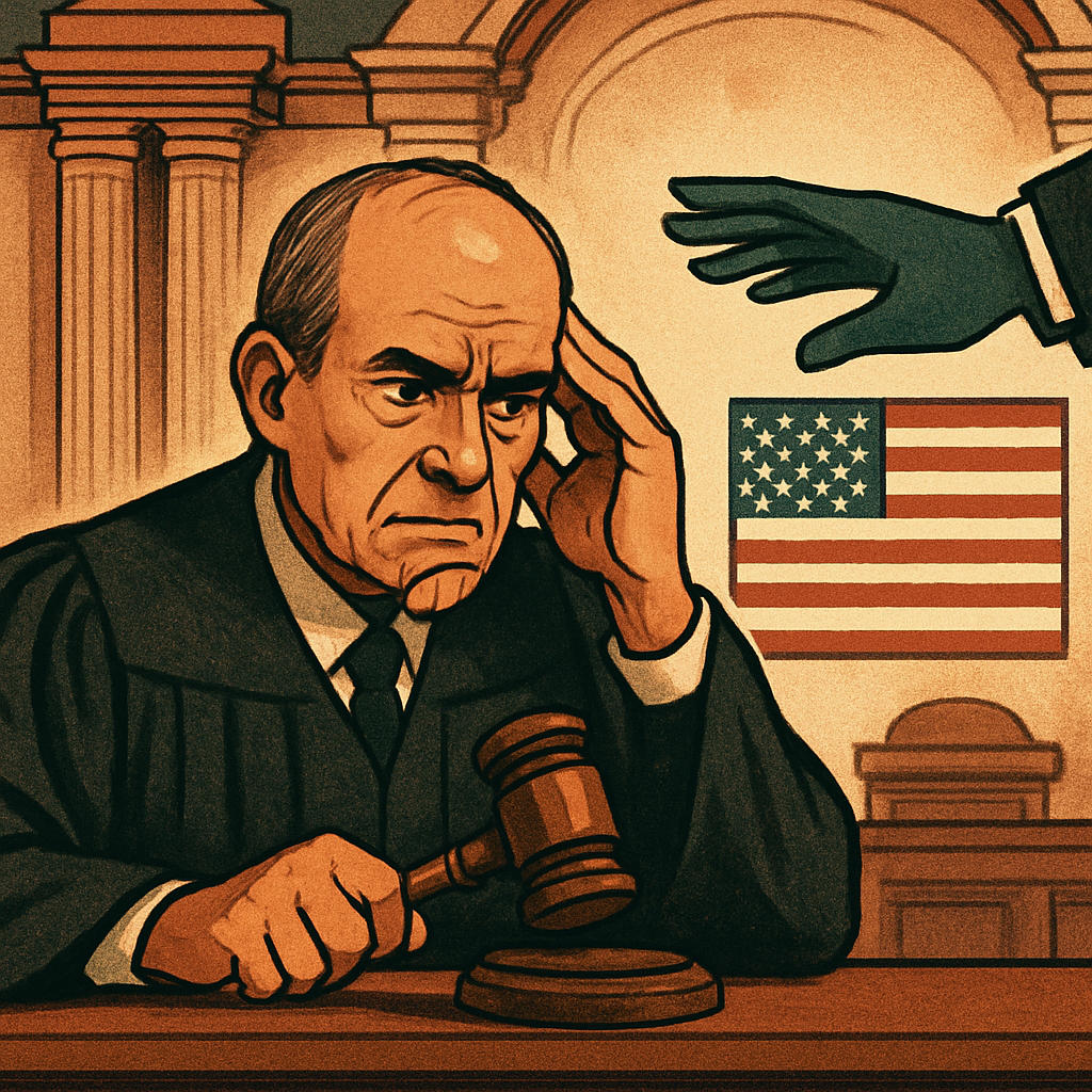 As the appeal trial is set to begin on Tuesday, the president of the judicial tribunal is concerned that the United States may be influencing its outcome