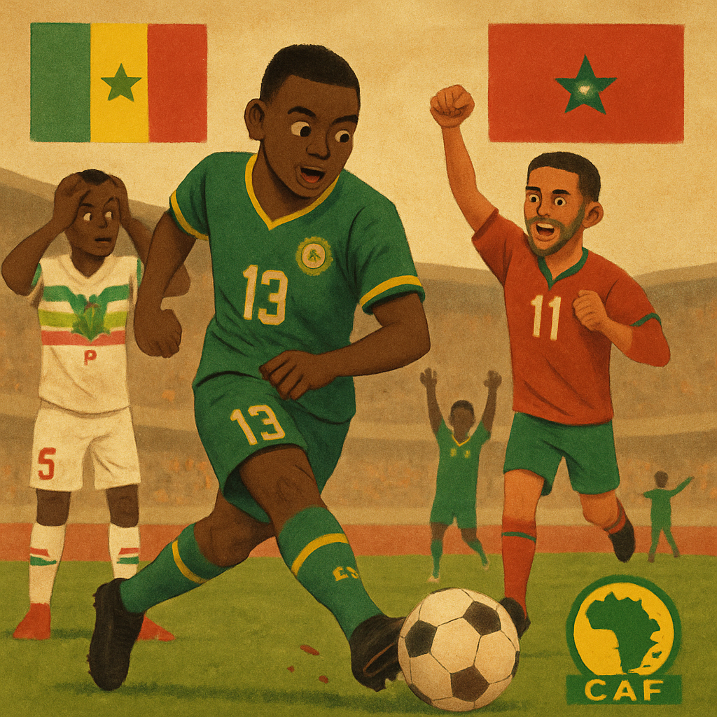 Iliman Ndiaye’s first-half strike was enough for Senegal to beat 10-man Mali 1-0 in the first quarterfinal